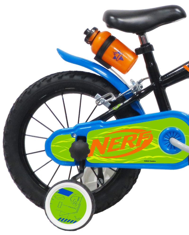 Bicicletta per Bambino 14" 2 Freni  Nerf Nera-2