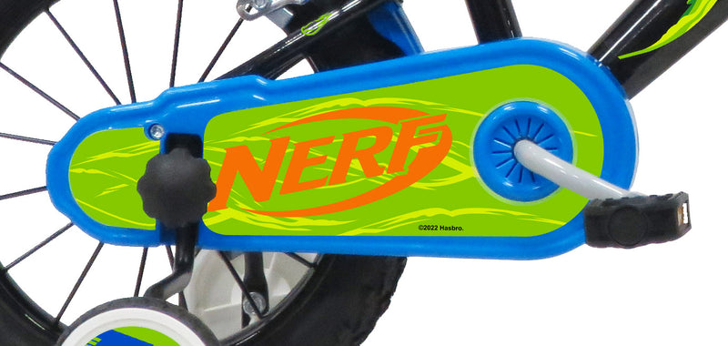 Bicicletta per Bambino 14" 2 Freni  Nerf Nera-6