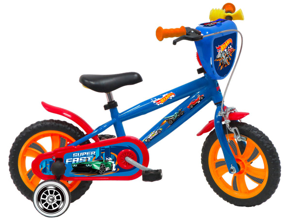 Vélo pour enfants 12" 1 frein pneus EVA Hot Wheels bleu online