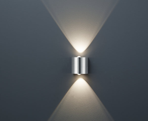 prezzo Applique LED d'intérieur en métal nickel mat