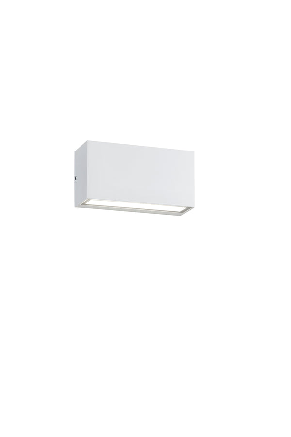 acquista Applique d'extérieur à LED en aluminium moulé sous pression blanc mat