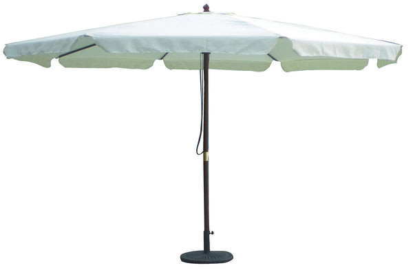 acquista Parasol de jardin Ø3 m Mât Ø48 mm en Bois et Polyester Ecru