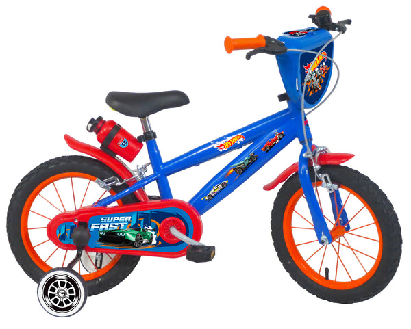 Vélo Enfant 14" 2 Freins Hot Wheels Bleu acquista