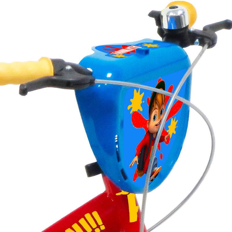 Bicicletta per Bambino 16” 2 Freni Alvinnn Rossa-5