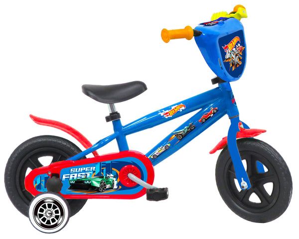 online Vélo pour enfant 10" sans freins, pneus Hot Wheels EVA bleus