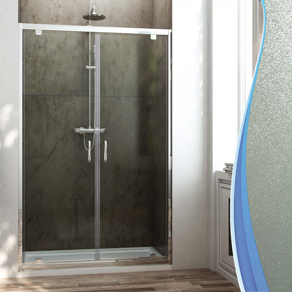 prezzo Porte de douche 2 portes battantes en cristal transparent 6mm H185 Fosterberg Koge Différentes tailles