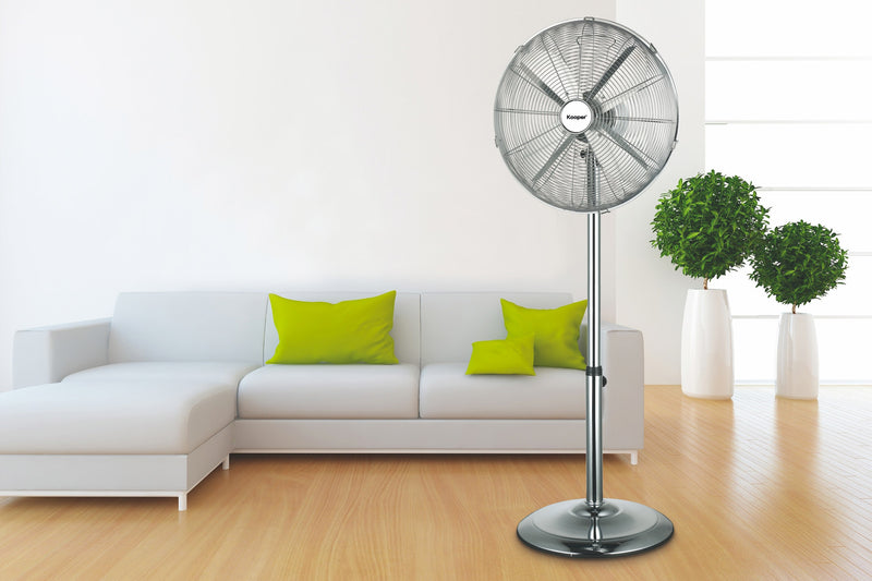 Ventilatore a Piantana 40cm Oscillante 3 Velocità  50W Kooper Eolo-8