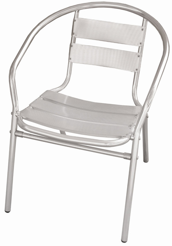 Chaise de jardin en aluminium argenté Soriani acquista