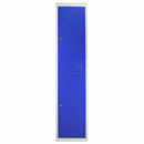 Set 3 Armadietti 6 Ante 45x38x180 cm per Scuole Palestre e Spogliatoi in Acciaio Blu-4