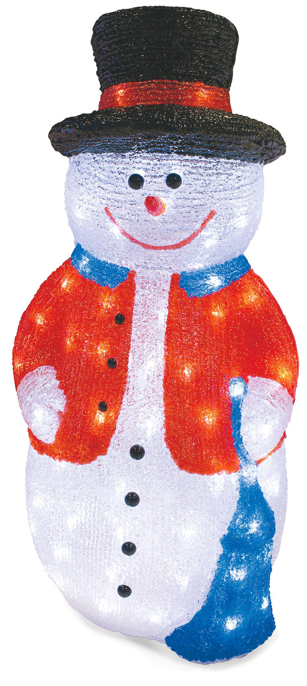 Bonhomme de neige lumineux 80 Led 24x25x60 cm Soriani sconto