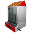 Macchina a Vapore per Hot Dog 2000W in Acciaio Inox con Carrello-3