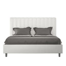 Letto Matrimoniale 160x190 cm Senza Rete Agueda Bianco-1