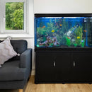 Acquario 143,5x120,5x39 cm 300 Litri con Mobile Nero-2