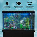 Acquario 143,5x120,5x39 cm 300 Litri con Mobile Nero-6