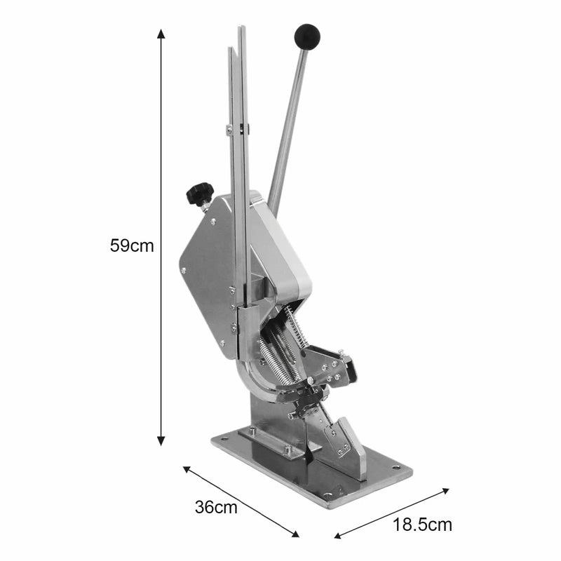 Clippatrice per Salsicce con 2000 Graffette 59x18,5x36 cm in Acciaio-6