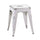 Tabouret Bristol 39x39xh45 cm en fer blanc antique