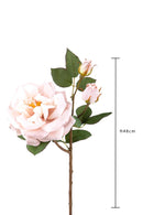 Set 4 Rose Artificiali Inglese H 48 cm-2