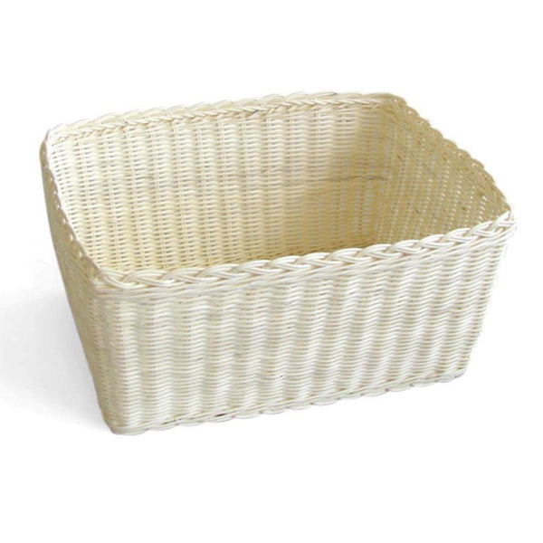 Cestina Rettangolare 37xh18x27 cm in Rattan Naturale sconto