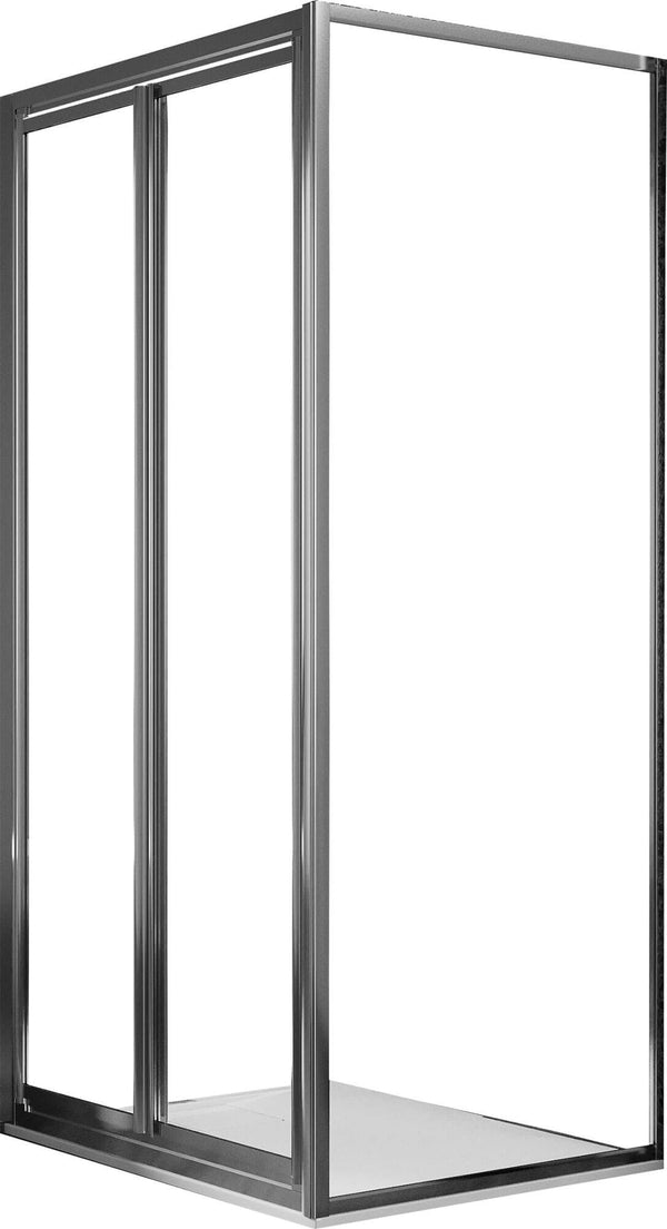 Cabine de douche d'angle 2 portes battantes en cristal transparent 4-6mm H185 Fosterberg Skagen Différentes tailles prezzo