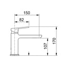 Rubinetto Miscelatore Monocomando Lavabo in Ottone Bonussi Orleans Cromato-3