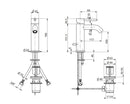 Rubinetto Miscelatore Monocomando Lavabo in Ottone Cromato Bonussi Missisipi-2