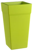 Vaso 38x38x65 cm in Polipropilene con Riserva d'Acqua Tulli Stalk Elements 65 Wr Verde Cedro-1