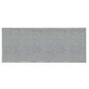 Tappeto Bagno Design Trama Semplice 50x150 cm in Cotone Grigio-1