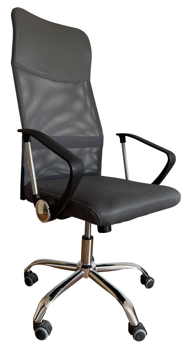 sconto Fauteuil de bureau exécutif en tissu noir