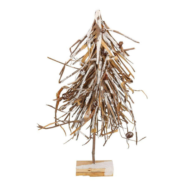 Arbre en tissu rotin enneigé 30x6xh65 cm prezzo