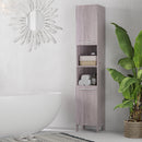 Mobile a Colonna per Bagno 30x32x172,5 cm in MDF color Legno-2