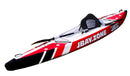 Kayak Gonfiabile Monoposto 385x80 cm con Pagaia Zaino e Accessori Jbay.Zone V-Shape Mono-1