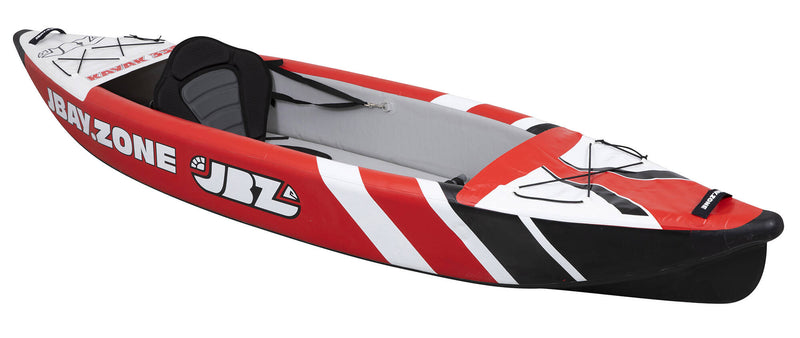 Kayak Gonfiabile Monoposto 330x78 cm con Pagaia Zaino e Accessori Jbay.Zone 330-1