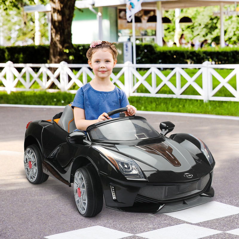 Macchina Elettrica per Bambini 12V Spyder Nera -2