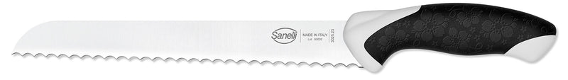 Coltello per il Pane Lama 23 cm Sanelli Sakura Nero/Bianco-1