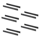 Set 5 Coppie Guide a Sfera per Cassetti 45x450 mm in Acciaio Emuca Nero-1