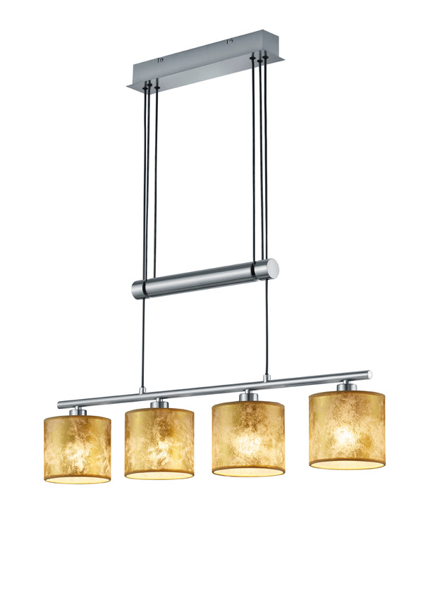 Lampe à suspension d'intérieur E14 en métal nickel mat prezzo