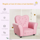 Poltroncina Mini per Bambini 59x41,5x49 cm in PVC Rosa-7