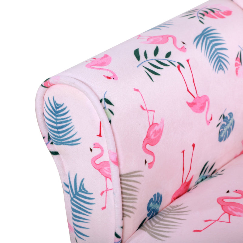 Poltroncina Mini per Bambini con Fenicotteri   Rosa-5