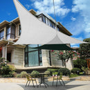 Tenda Vela da Giardino Triangolare 3x3x3 m Rizzetti Bianca-5