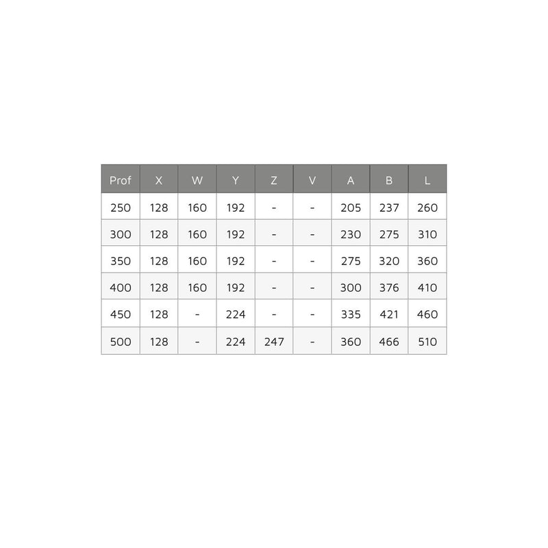 Guide a Scomparsa Silver per Cassetti ad Estrazione Totale P500 Zincato Bianco Acciaio Emuca-4