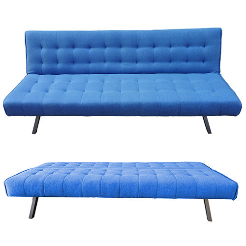 acquista Canapé-lit 3 places inclinable Prontletto en tissu bleu 