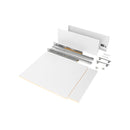 Kit Cassetto per Cucina o Bagno Vertex H178 mm con Pannelli Inclusi Larghezza 450 Bianco Emuca-1