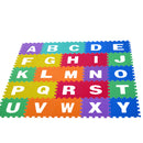 Tappeto da Gioco 36 Pezzi Puzzle in EVA con Numeri e Lettere 31x31 cm -9