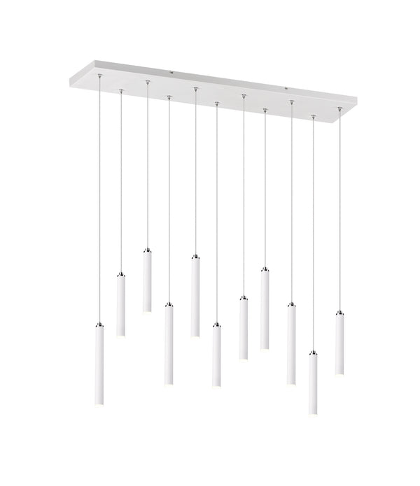 Suspension LED d'intérieur en métal blanc mat sconto