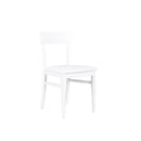 Set 2 Sedie 44x45xH82 cm in Similpelle Monaco Bianco-2