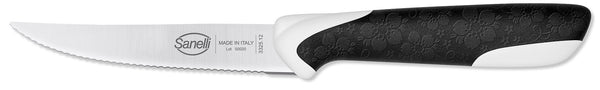 prezzo Couteau à steak Lame 12 cm Sanelli Sakura Noir/Blanc