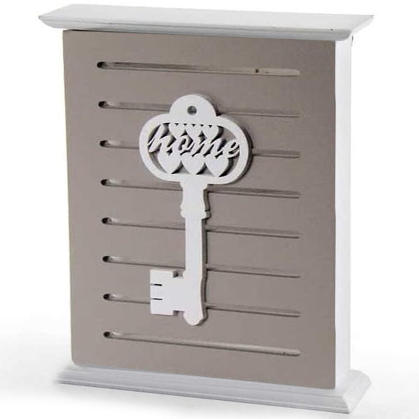 prezzo Armadietto Portachiavi da Parete 20x5,8x24 cm in Legno Decoro Chiave con Scritta