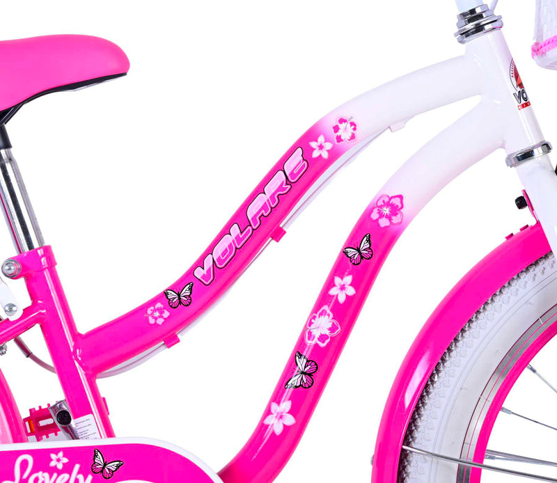 Bicicletta MTB Ragazza 20” 7V in Metallo Lovely Rosa-8