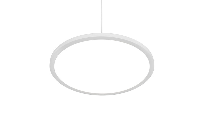 Lampada a Sospensione da Interno a LED in Metallo Bianco Opaco-2