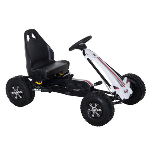 Kart à pédales pour enfants noir et blanc prezzo